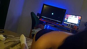 alice fire lingerie asian blowjob