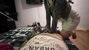 teen latina hints at deep cock swallow for homework help in subtle encounter