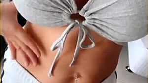 Wifey Stuns In Perfect Tit Flashing Shirt