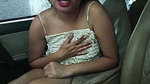 Blackmailing and Fucking GF in Risky Outdoor Car Sex!