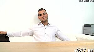 handsome hunk gets his gay hole thrashed during fucking blowjob cock sucking pov