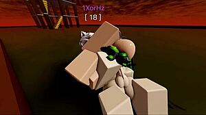 Roblox animations show goats in fishnet fights