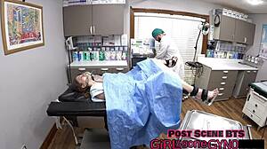 Ready for relaxation gynecology with Miraa Monroe? Blonde solo babe uses toys for shaved pussy fingering and anal play.