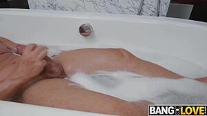 Stepdaddy's Massive Cock Pounds Carolina Guerrero Hard