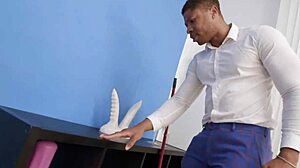 Rebel Rhyder takes on three guys for intense fucking with DP, DAP, DVP, fisting, squirting, creampie, and cum swallow in rough action