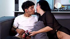 Big Ass Stepmom Craves Stepson Thiago Lopez and Sarah Black for What Husband Won't Provide!