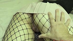 I was just helping my little 18+ step-sister with studies when things turned into doggystyle fuck in her miniskirt.