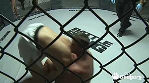 Watch two horny dudes battle to claim Amy Brooke's butthole in intense anal action!