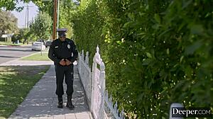 Gorgeous Blonde Amber Moore Boldly Sucks And Rides Hard Cock In Uniform