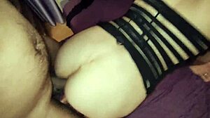 Wow slow deep anal with my skinny wife right after her bathroom time!