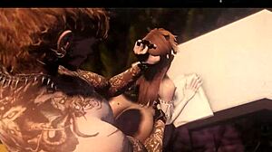 Da teasing was too much for bent over doggystyle action