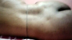 During Kali Puja I fucked the 18 year old virgin neighbor girl without a condom in her huge tits homemade session.