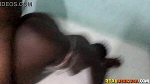 Nigerian fuckboy takes big booty bitch congolese back home