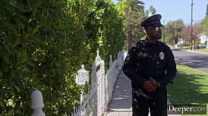 Gorgeous Blonde Amber Moore Boldly Sucks And Rides Hard Cock In Uniform