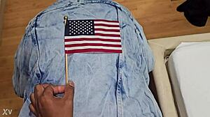 Breaking my blondes ass doggy style with my thick black cock oops that hurt a bit