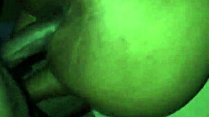 Ghetto bbw milf spreads huge ass while holding back cum