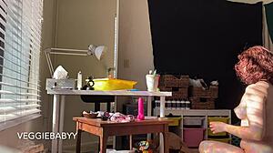 watching me tidy my room without clothes - complete voyeur fantasy pov video