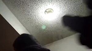 big ass gape from brazilian hanzzell guerrero contrasts with deepthroat in kitchen during european casting interview game