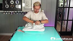 Redhead cutie obeys my every command with tattoo and natural tits in homemade doggystyle missionary