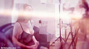 Step mom shows stepdaughter how to deepthroat and swallow cum in hot FFM threesome 😈💦