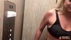 lovely busty blonde nova cane sucks and rides huge cock