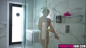 Äitipuoli naisee poikapuolta kovasti jooga-treenin jälkeen kypsässä 18+ taboo-toiminnassa!