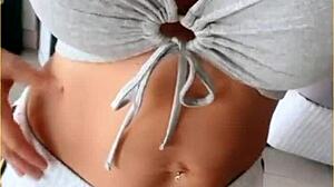 Wifey Stuns In Perfect Tit Flashing Shirt