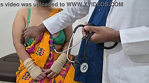 i feel so turned on as doctor checks telugu aunty boobs in hospital