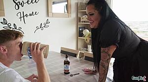 i can't believe this oktober monstercocks and tits fest with blowjob anal riding in german bbw cowgirl style, deepthroat cum everywhere