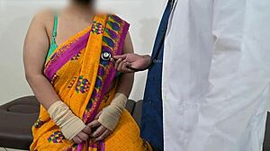 i feel so turned on as doctor checks telugu aunty boobs in hospital