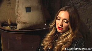 bend over, slave, get on your knees and lick madame's wet pussy now