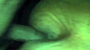 Ghetto bbw milf spreads huge ass while holding back cum