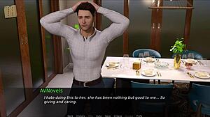 nursing back to pleasure with big tits and ass