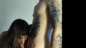 Melhores chupadas mamadas boquetes e beijo grego with shaved petite Latina amateur in big ass creampie reality