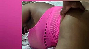 Cuzinho Safado Da Minha Preta. Ebony Bbw Takes Anal Licking And Handjob In Homemade Massage.