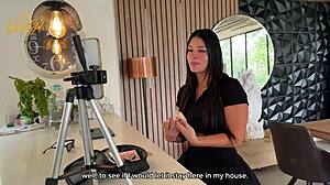 My Spanish friend Salome Gil starts fucking me with his huge cock in this quickie roleplay.