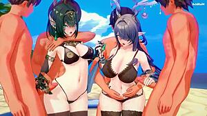 Nefer and Lauma dive into wild group adventure together