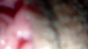 I love fucking this mature woman's beautiful shaved pussy with its pretty white clit