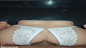 Trailer Sexo Anal Con Candy In White Thong With Gaping Asshole Action