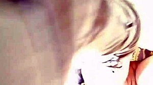 fetish feet elza koms dominates with footjob and strapon punishment on old slave