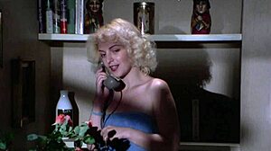 i'm this sexy blonde girl with hairy bush and big tits getting nude in the panic shower scene