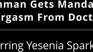 freshman yesenia sparkles gets mandatory hitachi orgasm from doctor tampa in hospital vibrator session