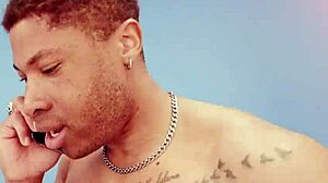 Rebel Rhyder takes on three guys for intense fucking with DP, DAP, DVP, fisting, squirting, creampie, and cum swallow in rough action