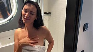 A hotel room mix-up turns into intense fucking with a stranger bent over the bed