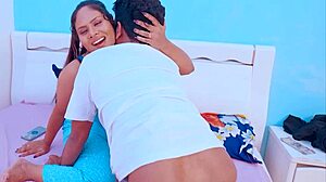 milf figure girl hungers for wet sex from her neighbour with ass licking and doggystyle 😏