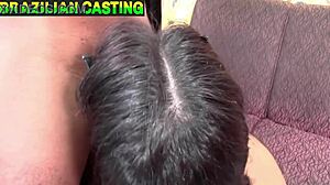 i love how the newbie viviane muniz shines as an incredible actress in this halloween brazilian casting with juicy pussy lips and big cock anal