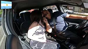 Sit on that cock in Buenos Aires street, Almendra Gala