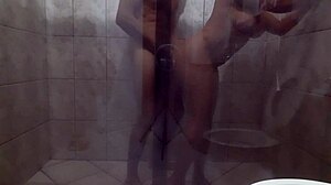 Sex In The Bathroom With A Big Couple Big Ass And Big Dick