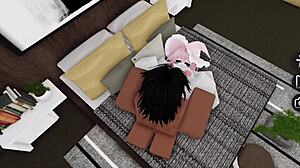 roblox slut, you ready to fuck that bbc monster cock in our game?