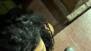 In a public street in Buenos Aires, this Argentinian teen amateur takes cum outdoors as a voyeur watches her prostitute act.